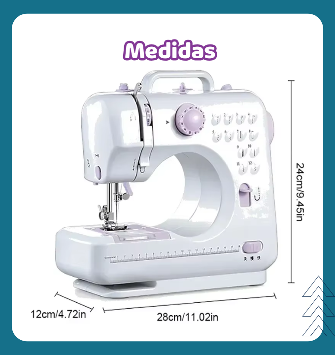 Máquina de Coser 12 Puntadas c/ Tablero